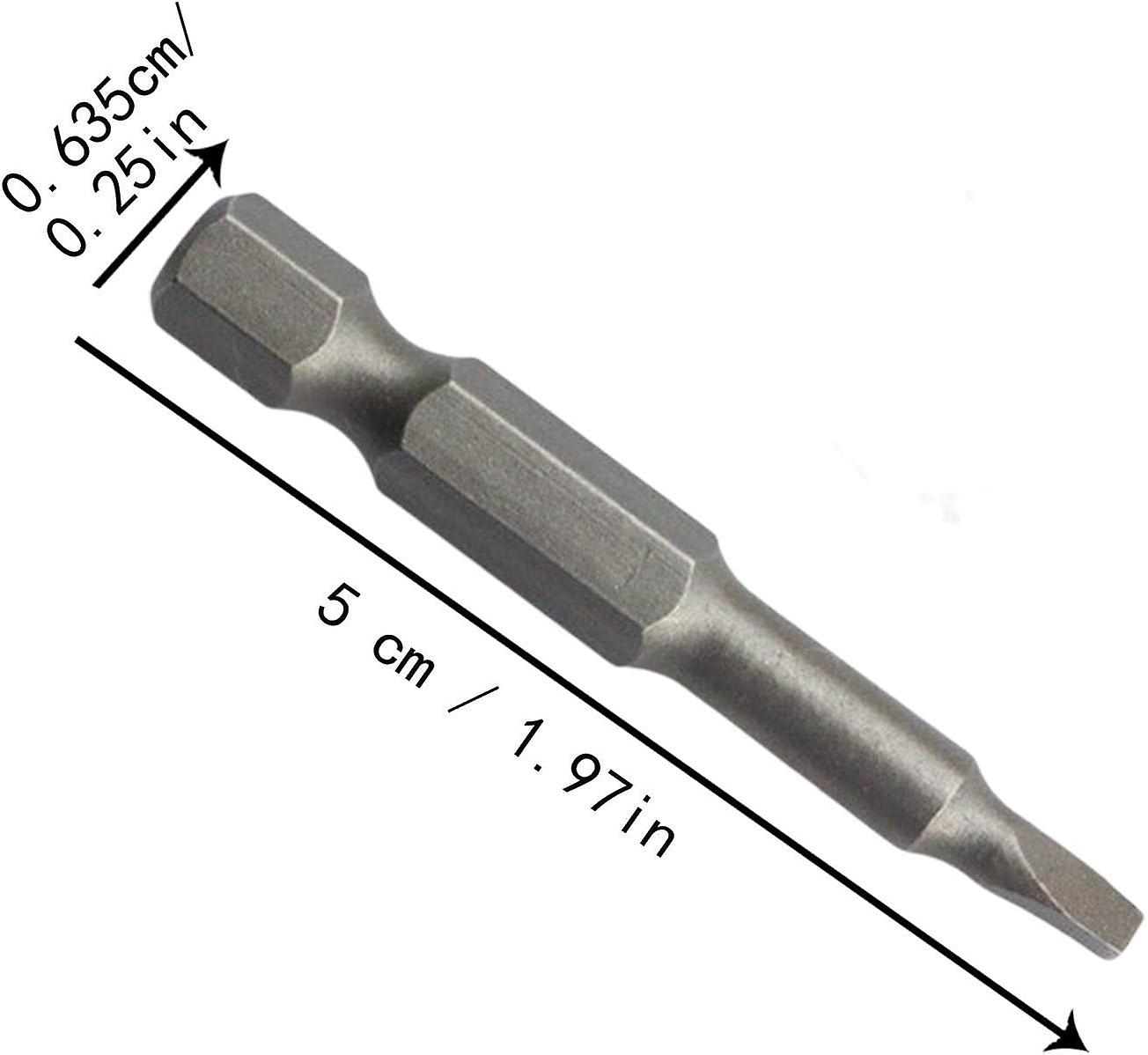 Ch Screwdriver Bit Set， 5-piece Screwdriver Bit Set Made Of Chrome Vanadium Steel， 6.35 Mm Joint Bit Set For Household For Home Use