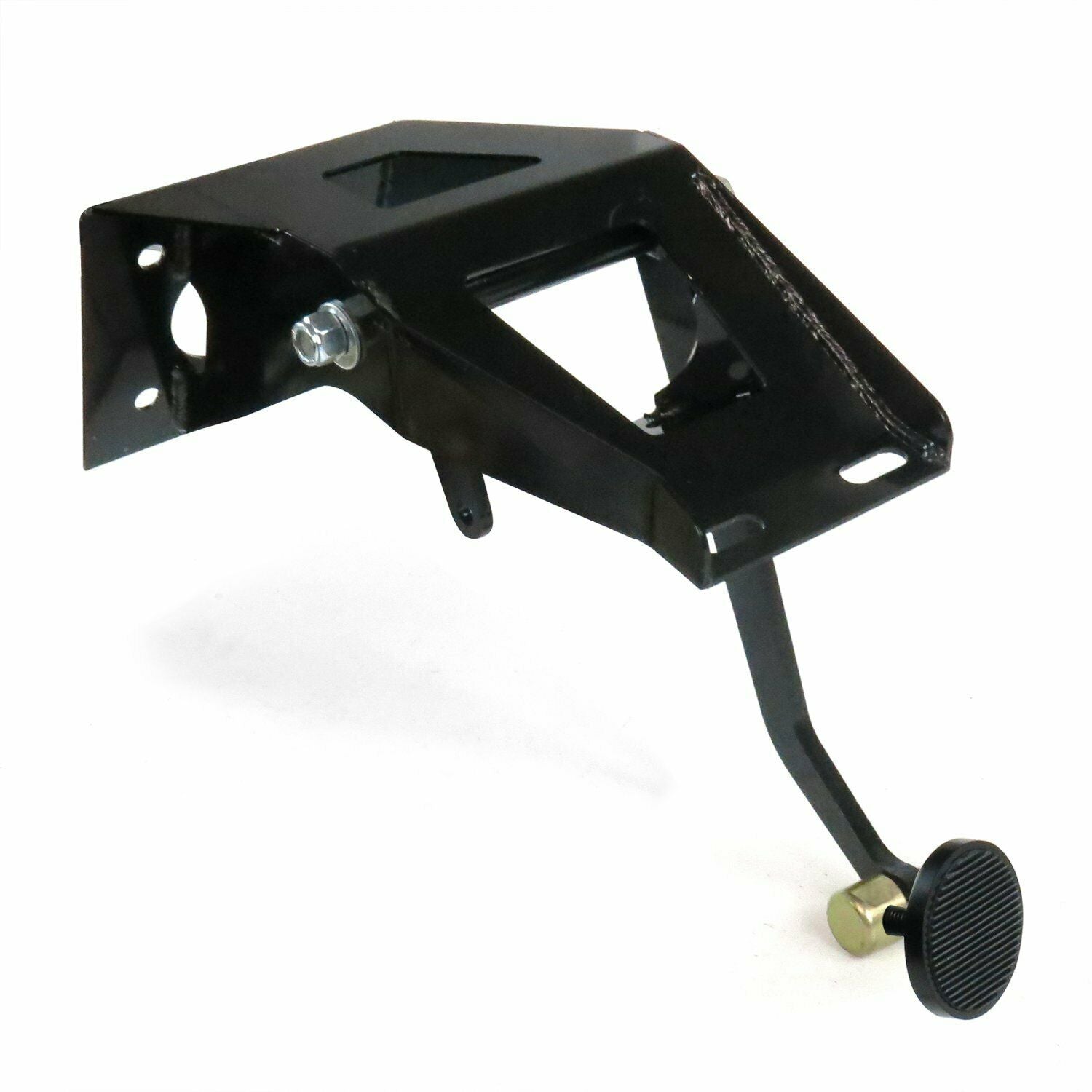 For F100 F250 F350 Truck FW Brake Pedal Bracket kit with 3in Blk Pedal Pad