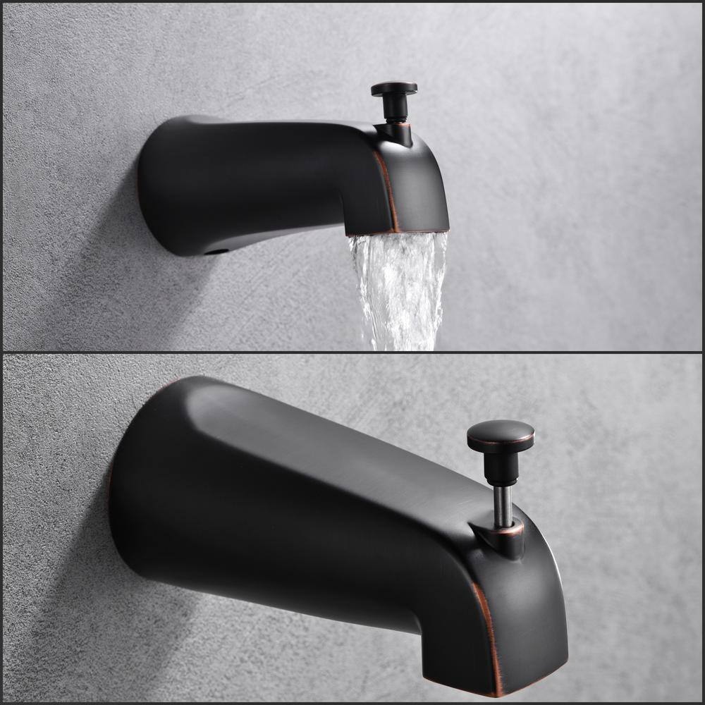 Ultra Faucets Vantage Single Handle 1-Spray Tub and Shower Faucet 1.8 GPM with Pressure Balance in. Oil Rubbed Bronze (Valve Included) UF78505R