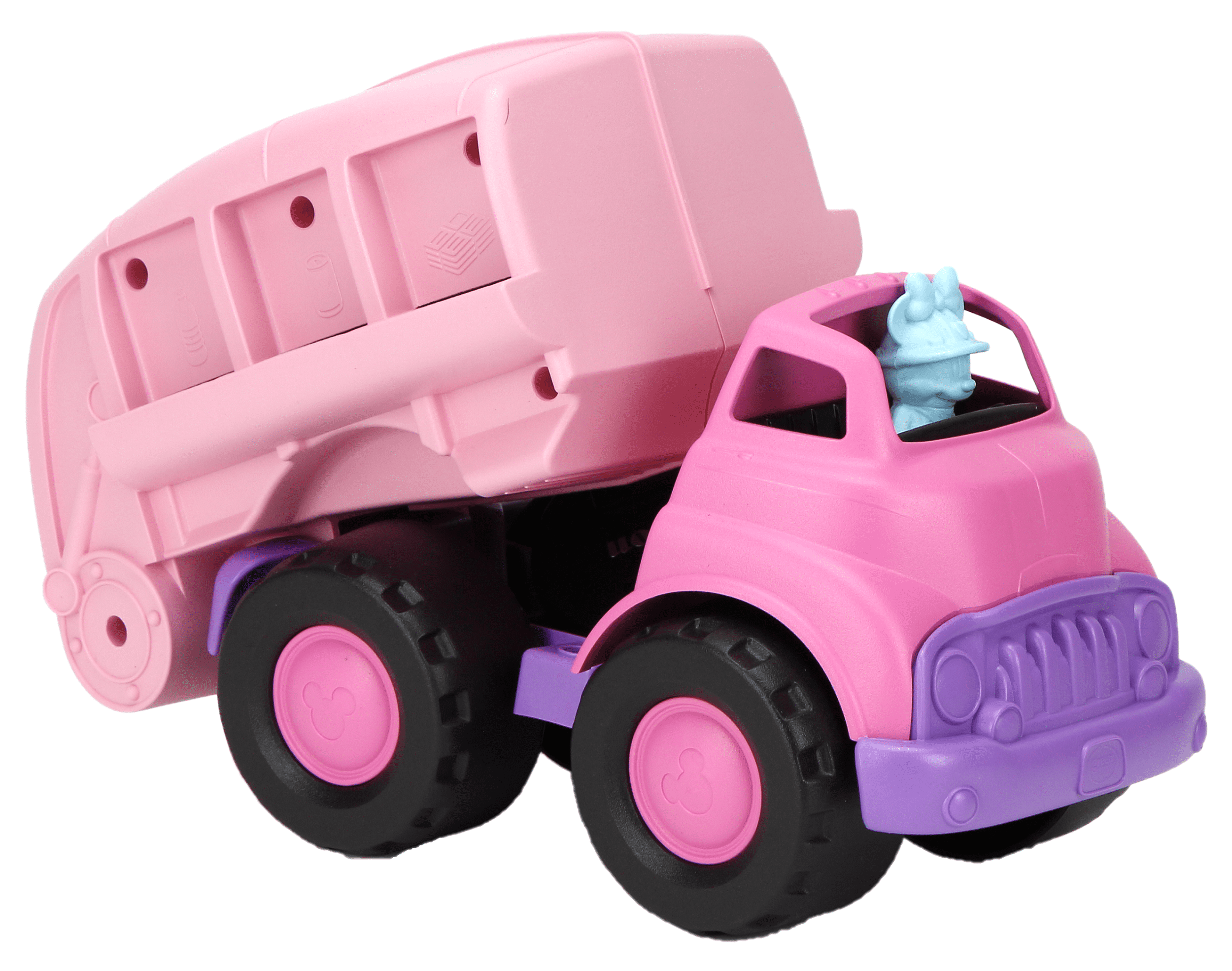 Green Toys Disney Minnie Mouse Pink Recycling Play Vehicle Truck， 100% Recycled Plastic