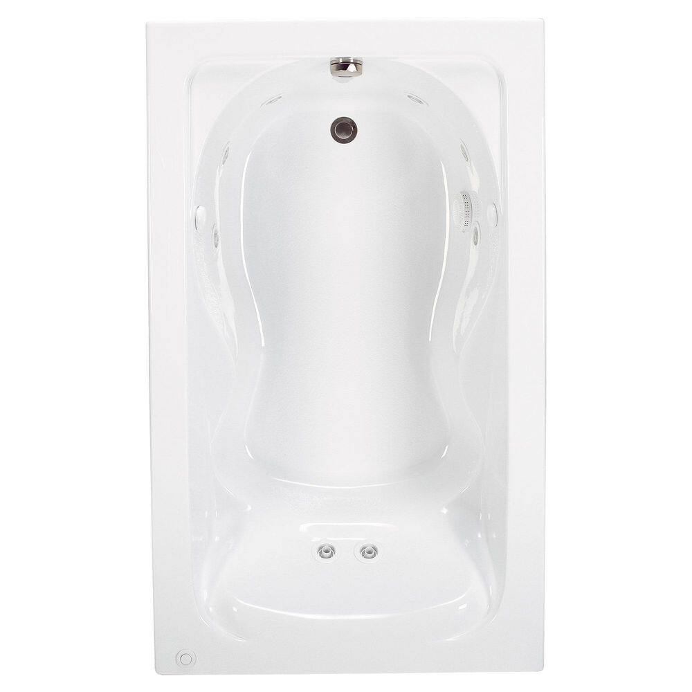 American Standard Cadet EverClean 72 in . x 42 in. Whirlpool Tub in White 2774.018WC.020