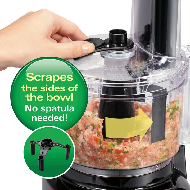 Hamilton Beach Bowl Scraper 8 Cup Food Processor， Model# 70743