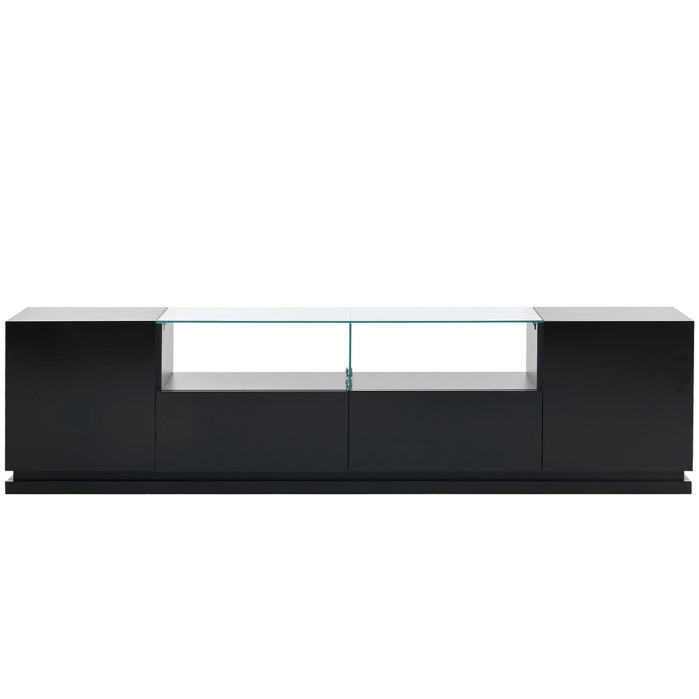 High Gloss TV Stand Cabinet for TVs Up to 70\