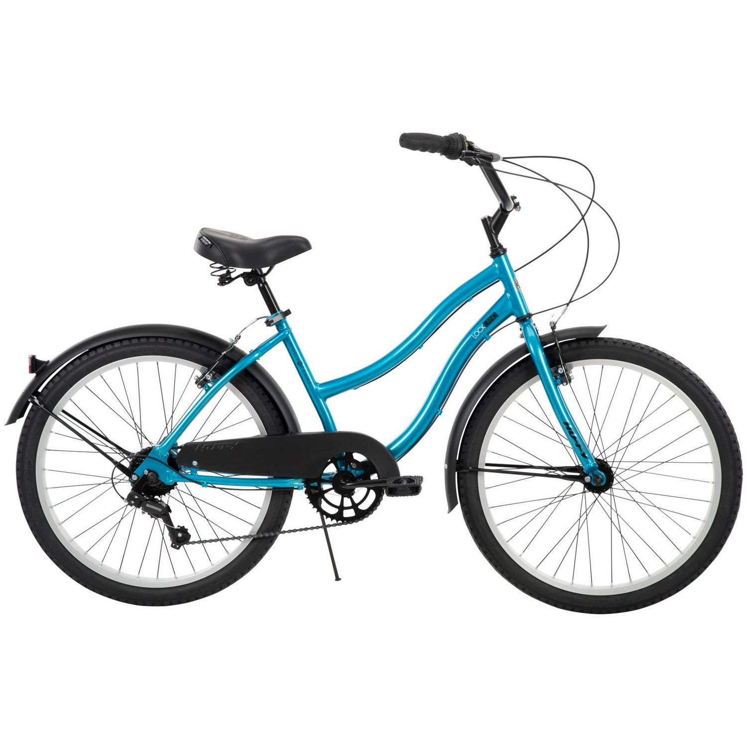 Huffy Lockland 24 In 7speed Cruiser Bicycle for Girls Teal  Crowdfused