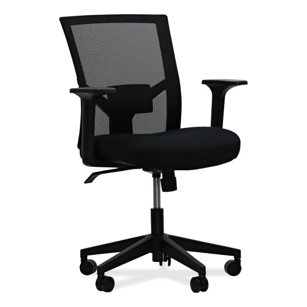 Workspace by Alera Mesh Back Fabric Task Chair， Supports Up to 275 lb， 17.32