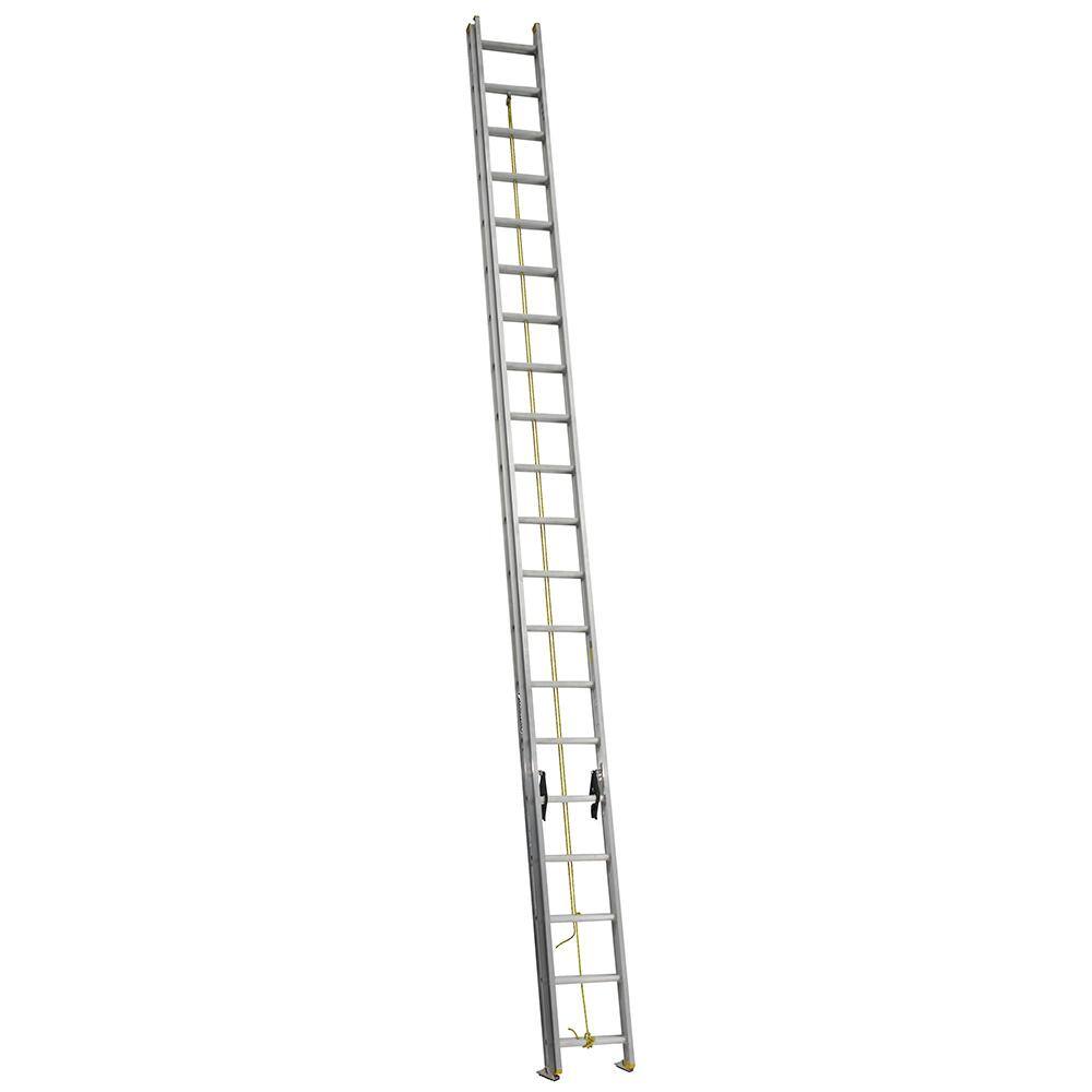 Louisville Ladder 40 ft. Aluminum Extension Ladder with 250 lbs. Load Capacity Type I Duty Rating AE3240