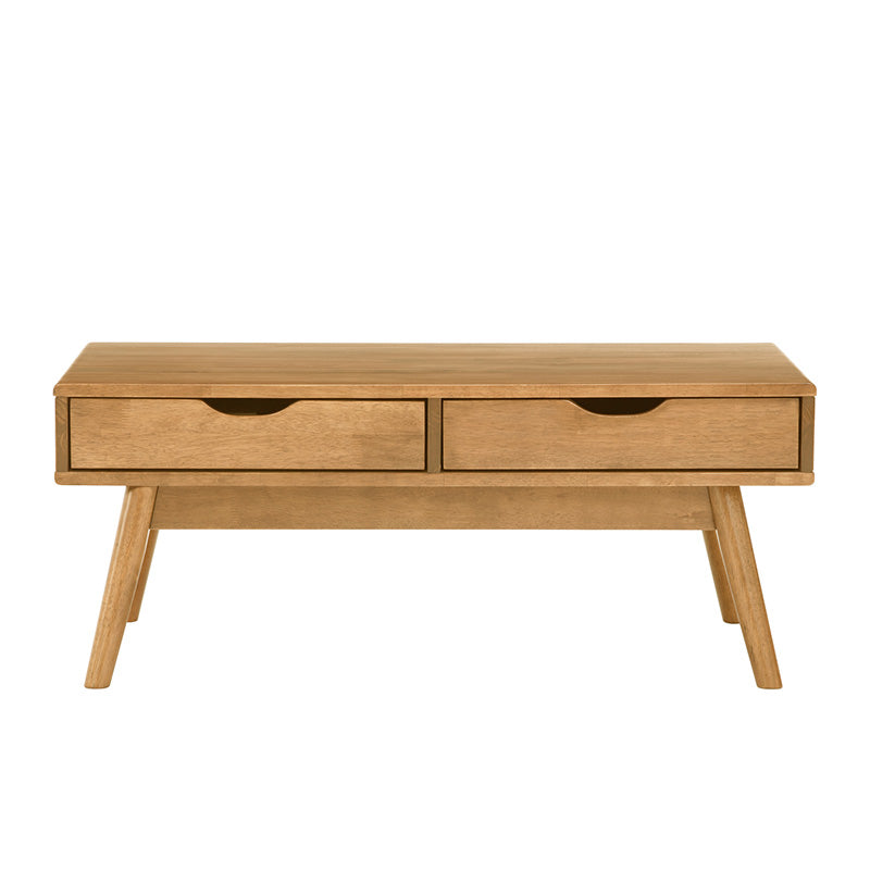 LAMAR Coffee Table with 2 Drawers 106cm - Natural