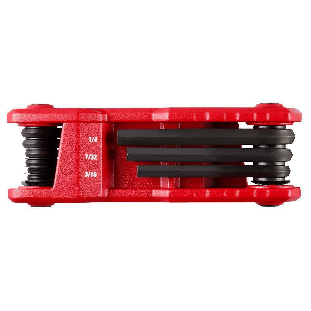 MW SAEMetricTorx Folding Hex Key Set (25-Piece) 48-22-2183-48-22-2184