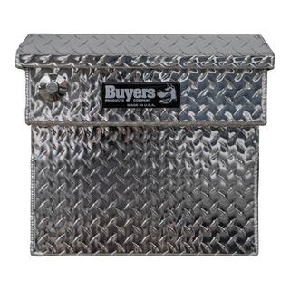 Buyers Products Company 23 in. x 20 in. x 71 in. Aluminum Diamond Tread Crossover Truck Tool Box 1709415