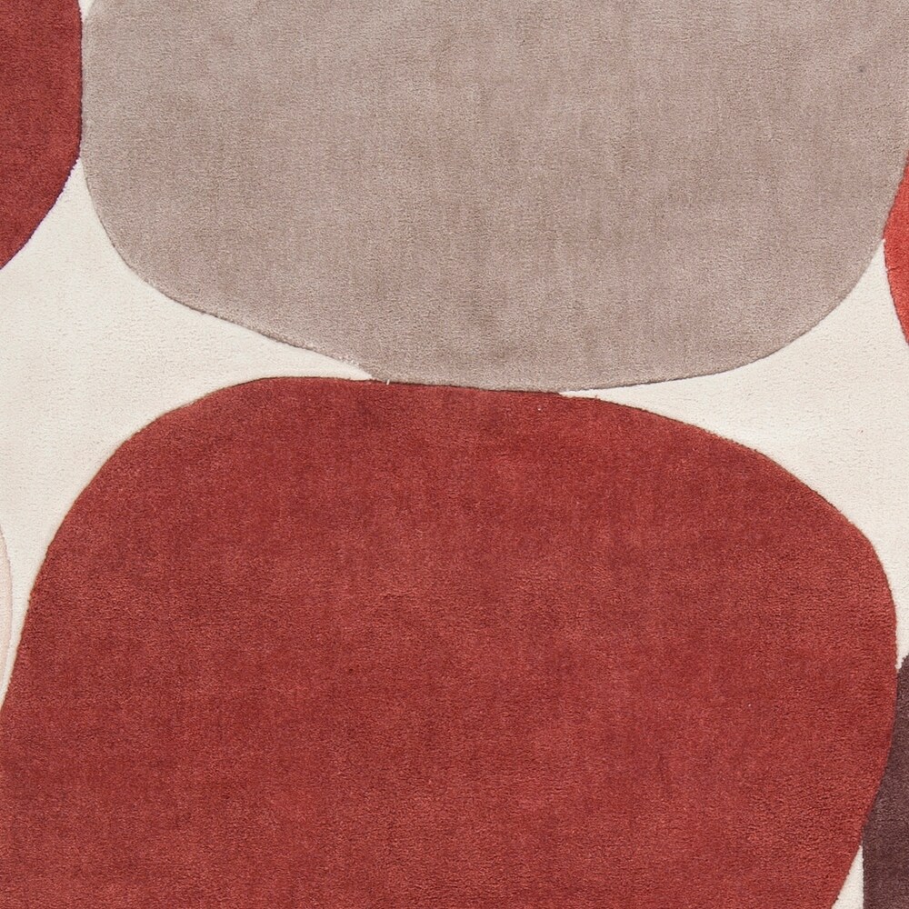 Hand tufted Large Dot Geometric Area Rug