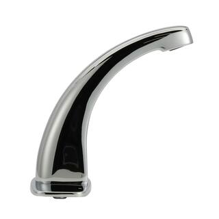 Zurn AquaSense Hardwired Touchless Single Hole Bathroom Faucet with 0.5 GPM Aerator 6 VDC Converter 4 in. Cover Plate Z6913-XL-ACA-CP4-MV