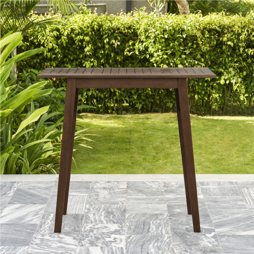 Midcentury modern Patio Wood Bar Table B02749760