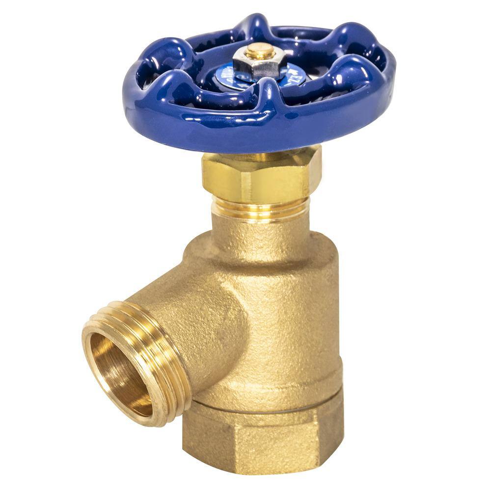 EZ-FLO 34 in. FIP Brass Bent Nose Garden Valve 20253