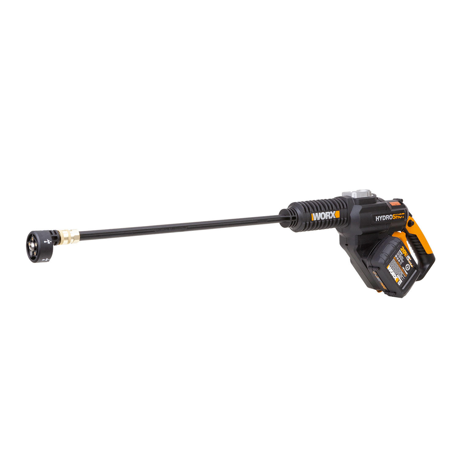 Worx 20V Power Share Cordless 4.0AH Hydroshot Portable Power Cleaner with Brushless Motor