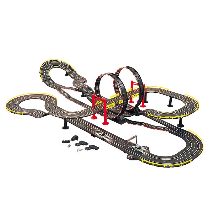 Golden Bright Big Loop Chaser Electric Road Racing Slot Car Set