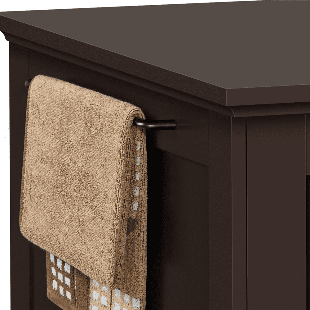 Yaheetech Enclosed Pet Litter Box Indoor Decorative Pet Side Table， Espresso