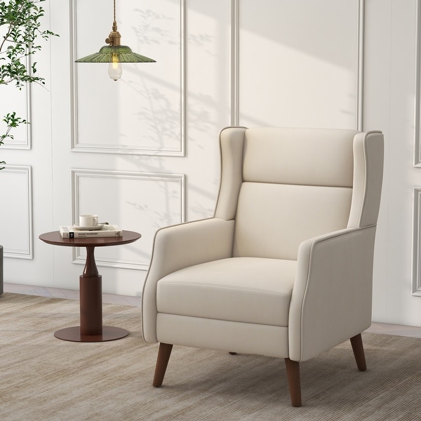 Upholstered Modern Accent Chair Living Room Armchairs