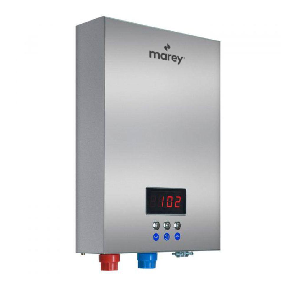 MAREY 24 KW 4.7 MAX GPM ETL Certified 240V Self-Modulating Residential Multiple Points of Use Tankless Electric Water Heater ECO240N