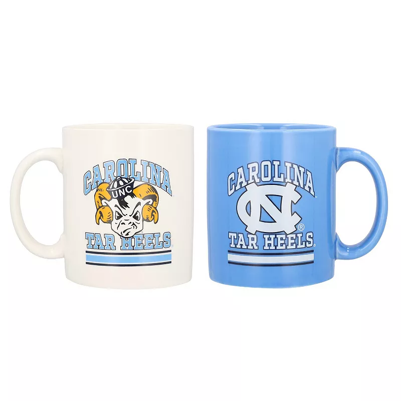 North Carolina Tar Heels 2-Pack 15oz. Color Mug Set