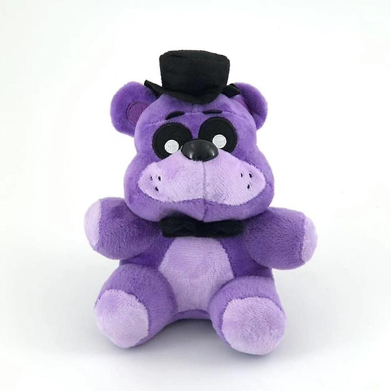 Midnight Toys Purple Bear Plush Toy Midnight Doll Birthday Christmas Children's Toys 18cm