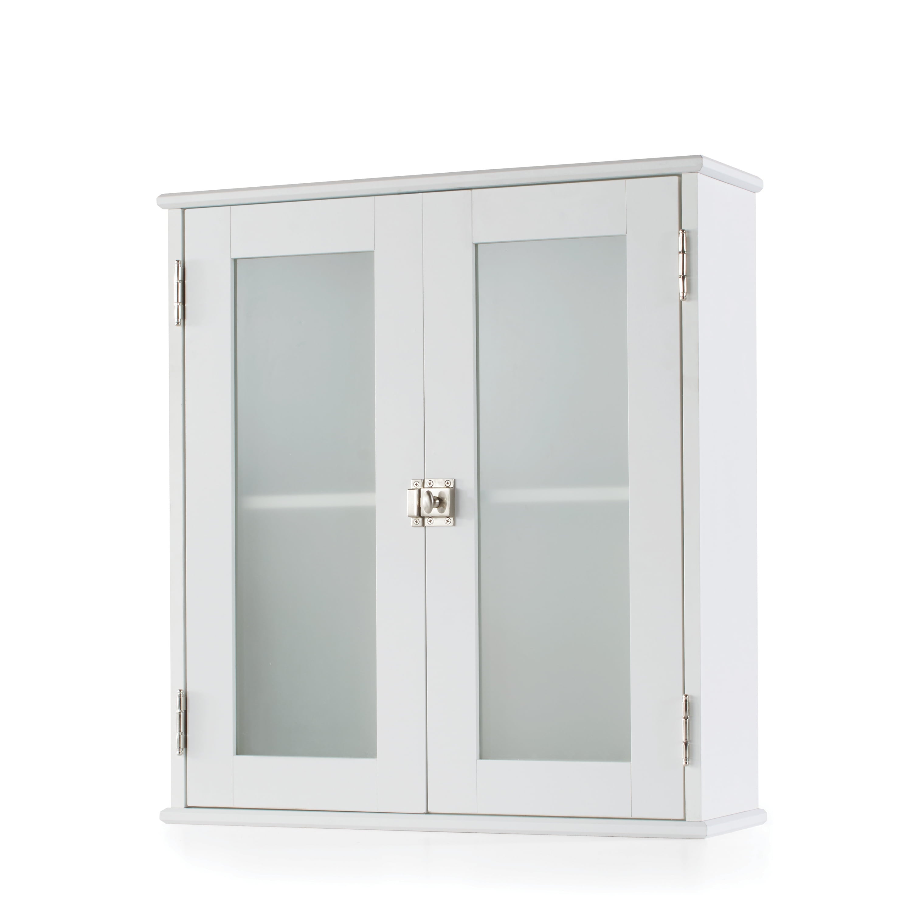 White Bathroom Wall Cabinet with 1 Adjustable Shelf, Better Homes & Gardens Harborough