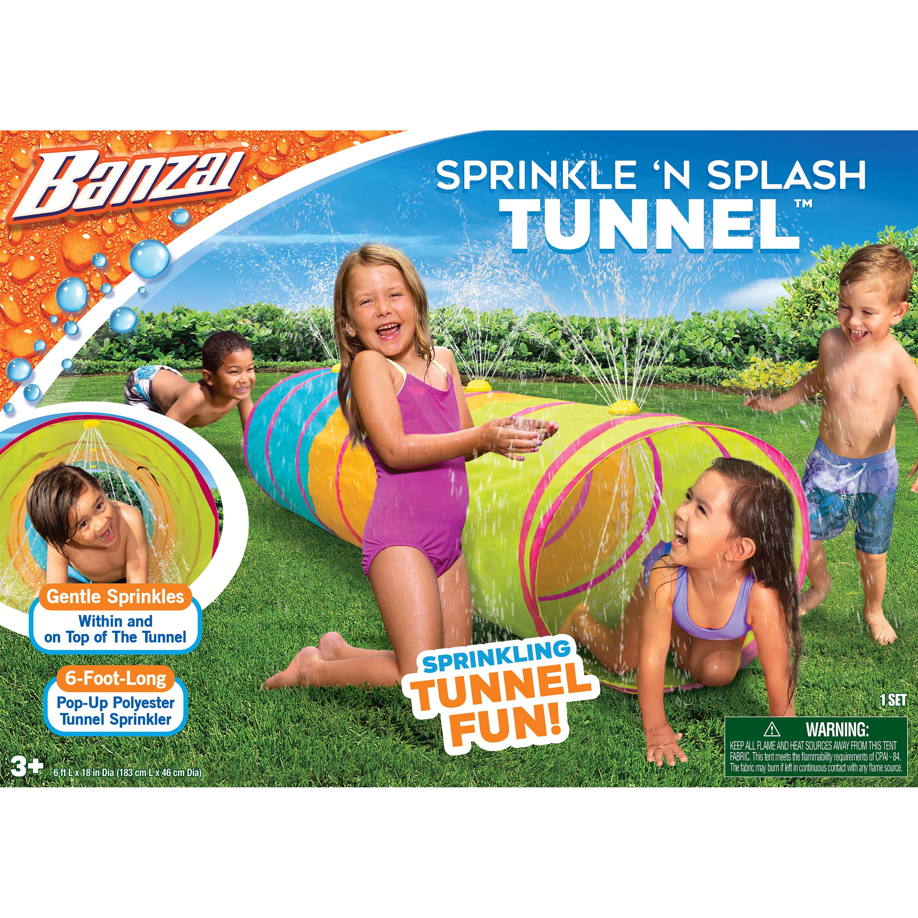 Banzai - Sprinkle 'N Splash Tunnel - Sprinkling Tunnel Fun!