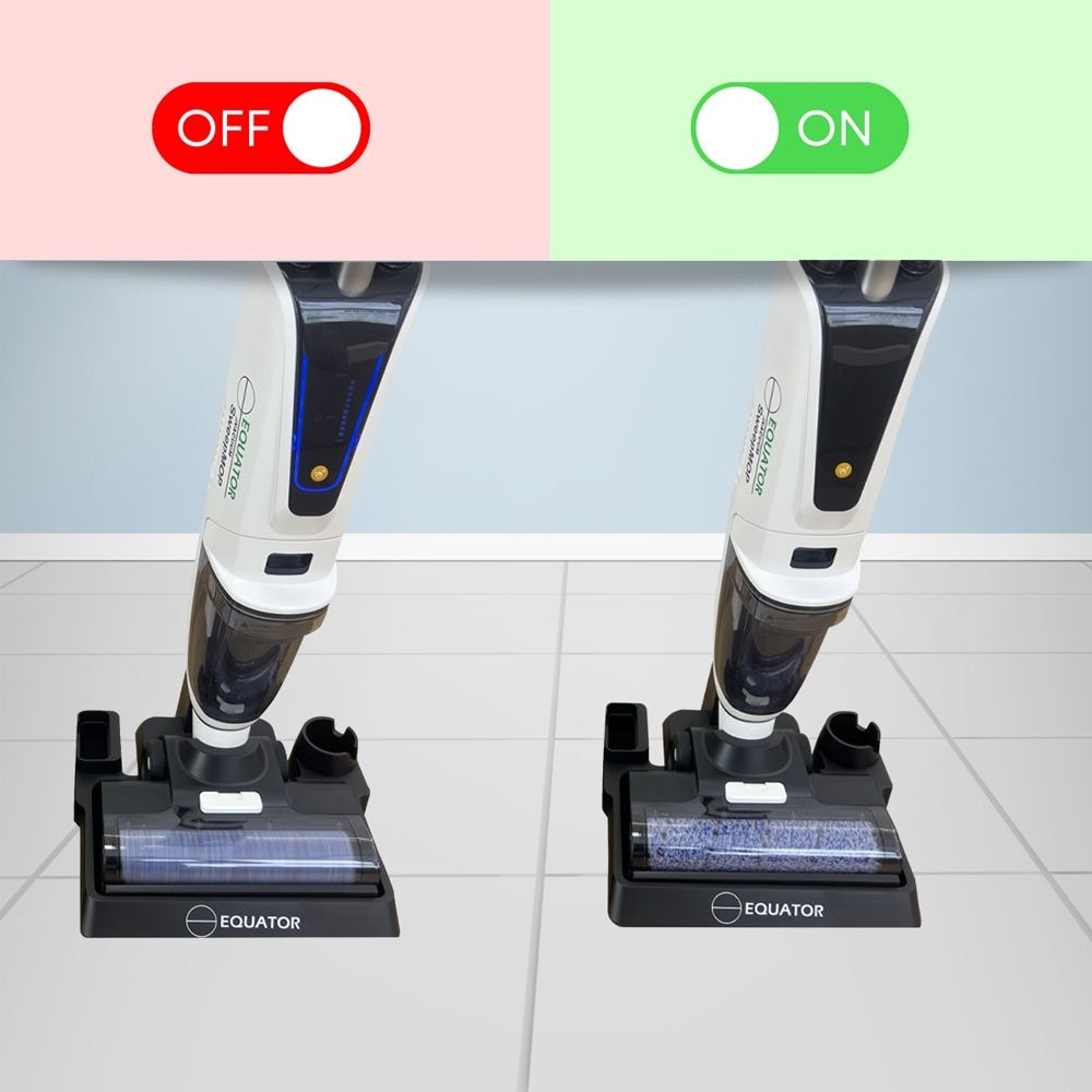 Equator Cordless Self Cleaning Wet/Dry Vacuum Sweep Mop for Hard floors and Carpets with Voice Prompt