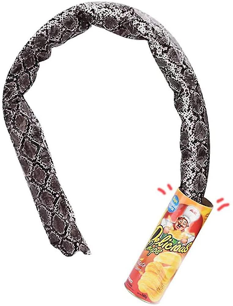 The Tricky Potato Chip Snake ， April Fool Day Halloween Party Prank Toys