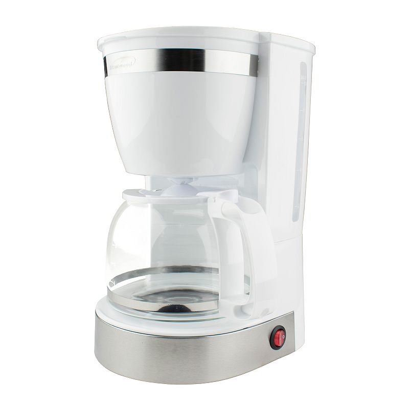 Brentwood 10 Cup 800 Watt Coffee Maker in White