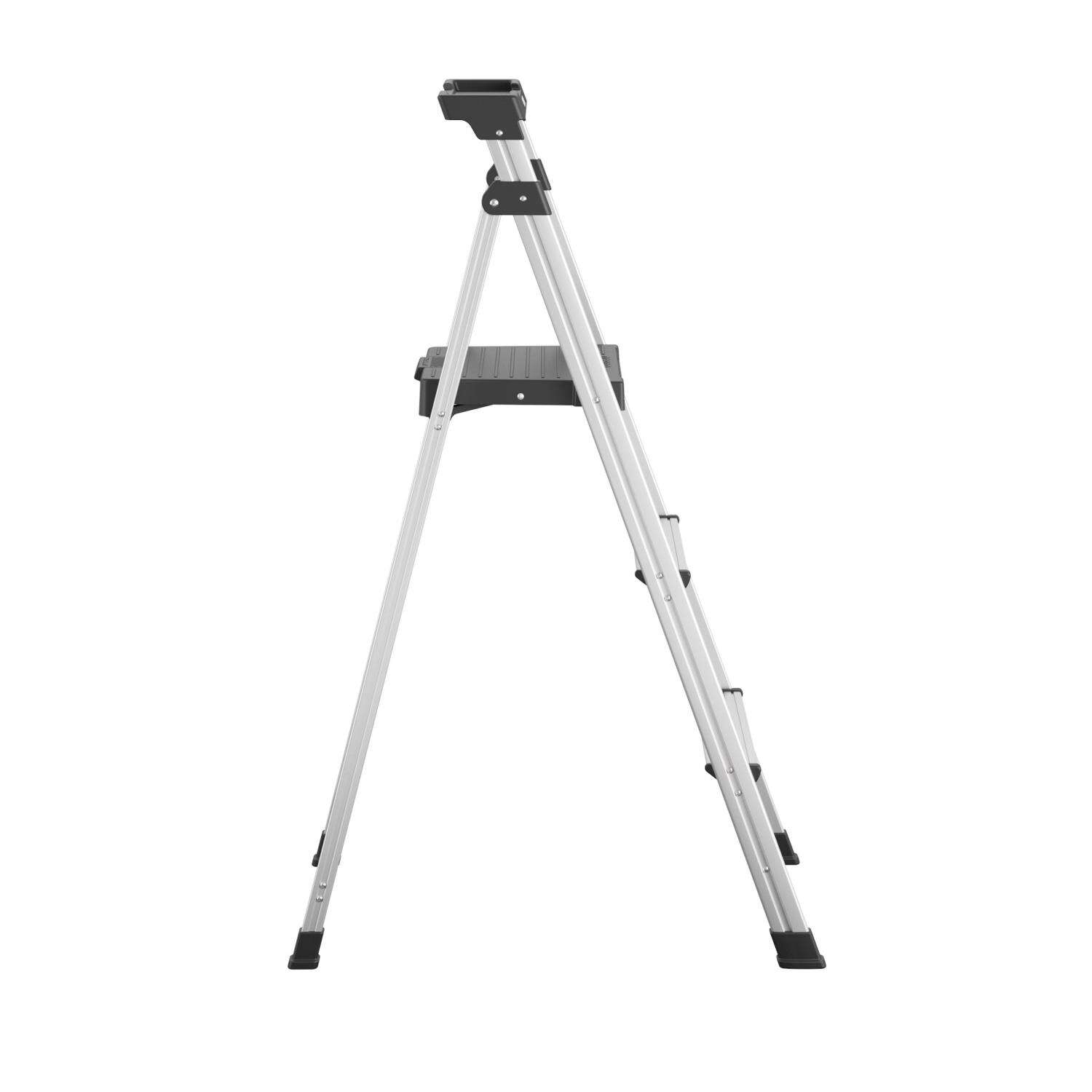 Cosco Lite Solutions 5 ft. H Aluminum Step Ladder Type II 225 lb. capacity