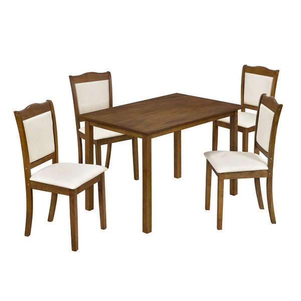 3-Piece Dining Table Set with Bar Table and 2 Chairs