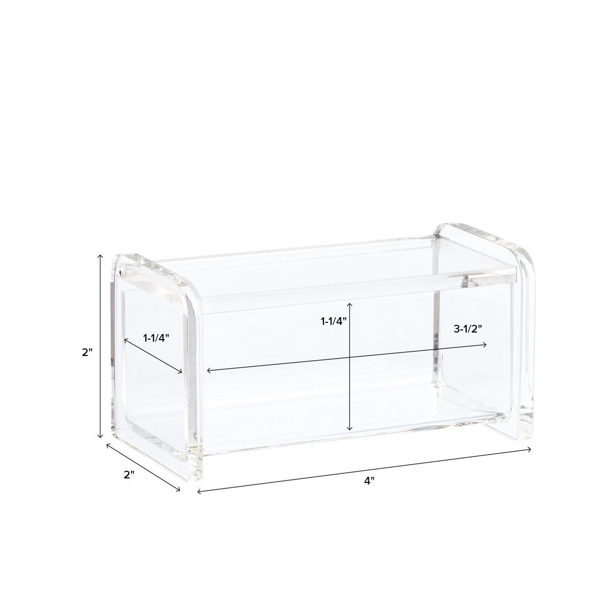 Small Acrylic HingeLid Box