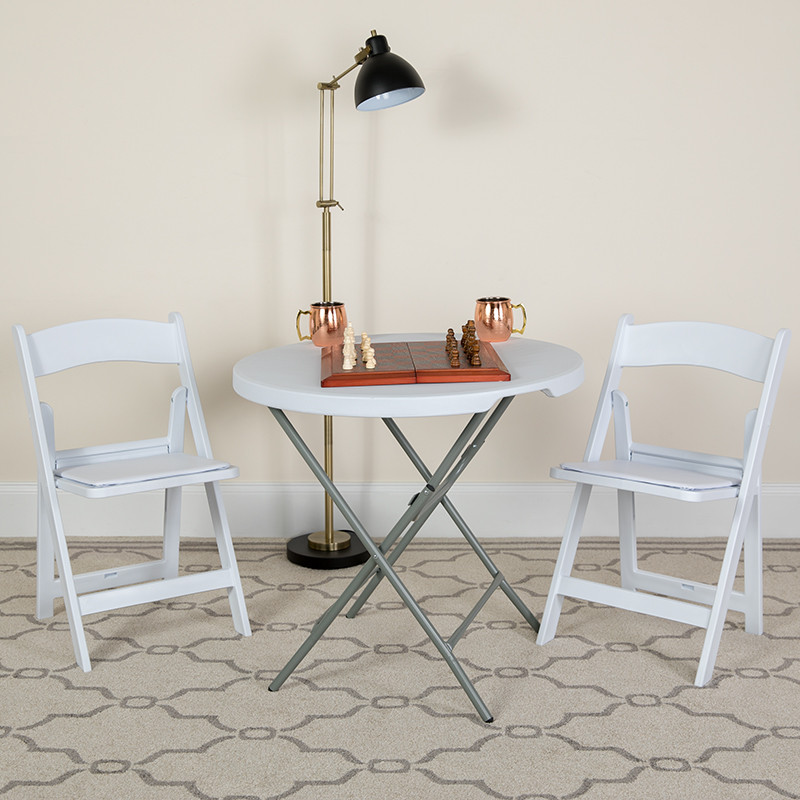 Folding Chair Black Resin   Modern   Folding Chairs And Stools   by Beyond Design  ampMore  Houzz