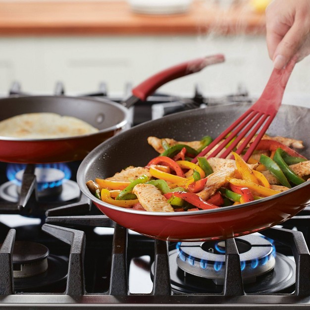 Rachael Ray Cook Create Aluminum Nonstick Frying Pan Set 2pcred