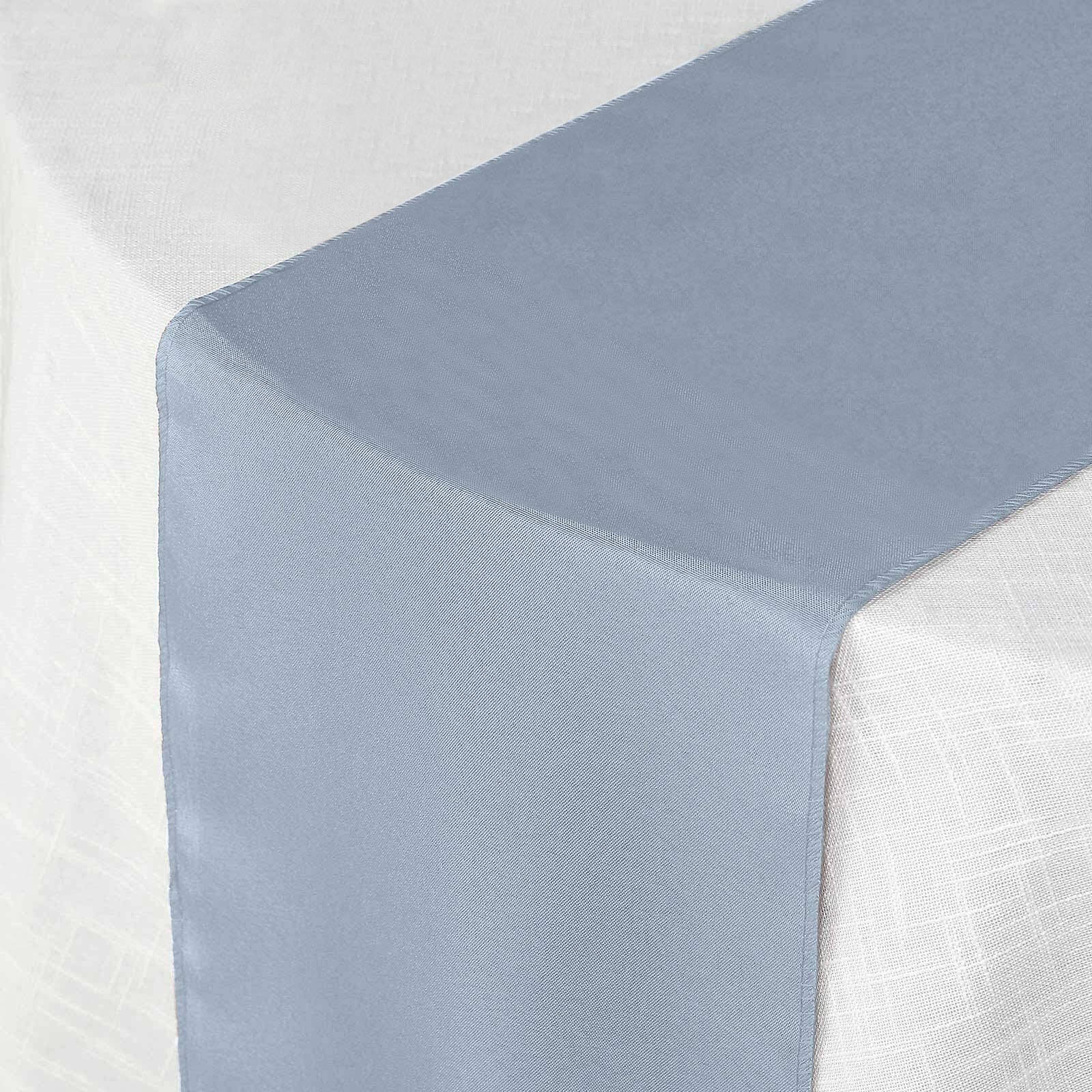 Dusty Blue Polyester Table Runner 12