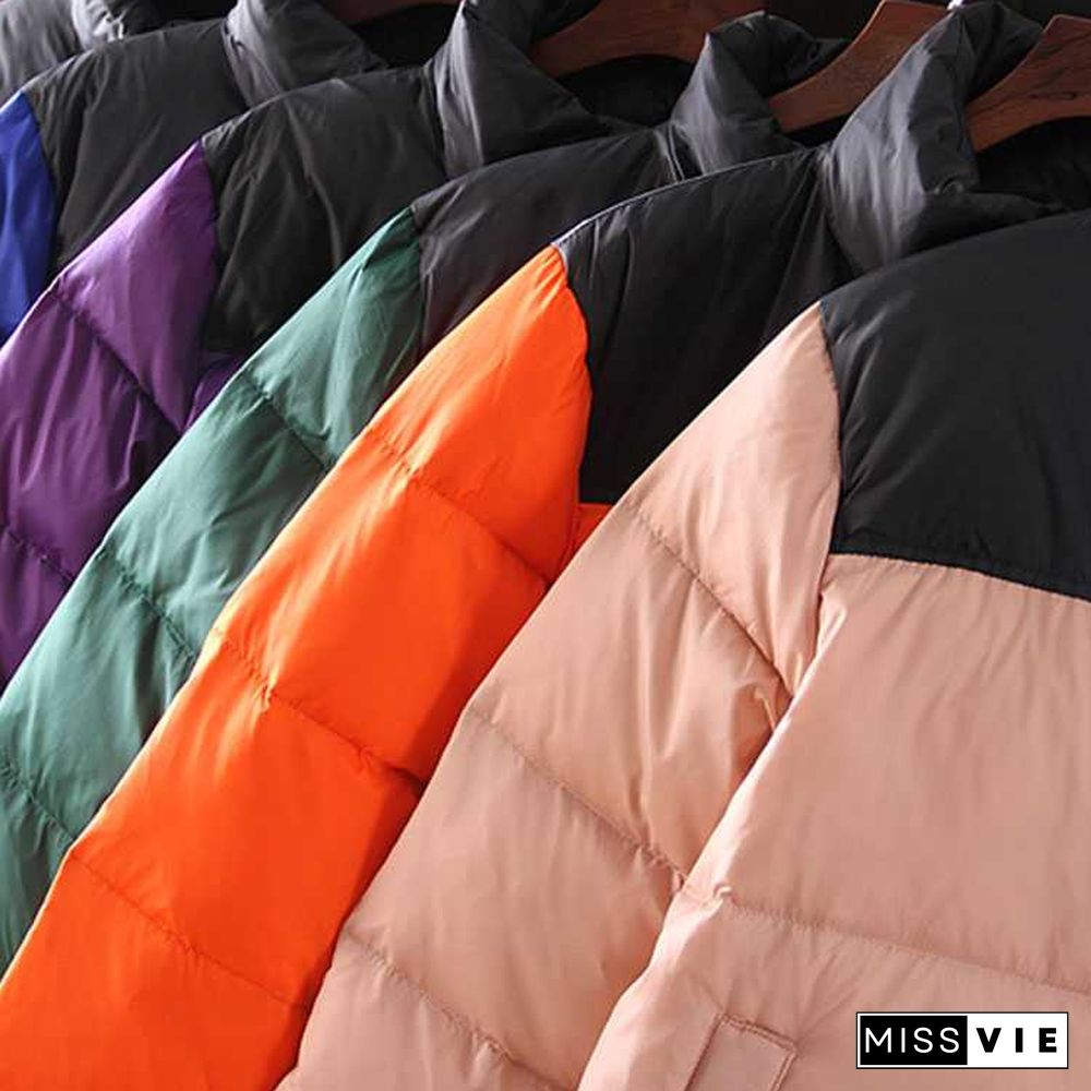 Packable Color Block Boxy Warmest Padded Down Puffer Jacket