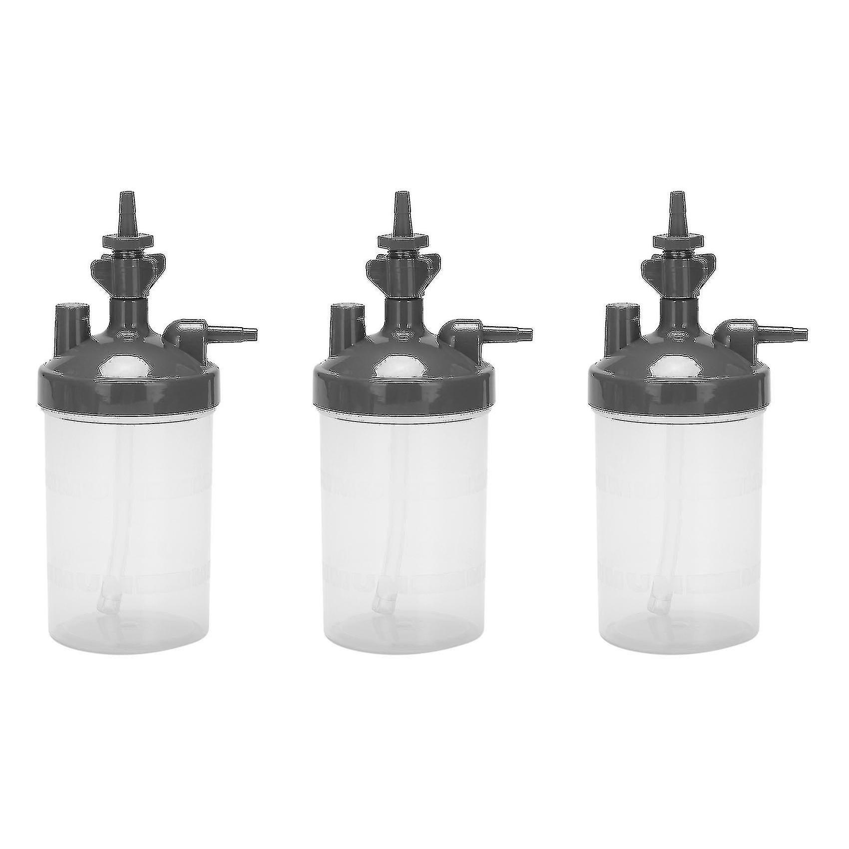 3 Pcs Water Bottle Humidifier For Oxygen Concentrator Humidifier Parts