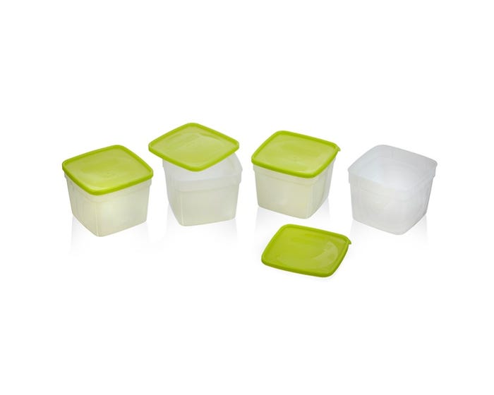 Arrow 1.5 Pint Freezer Storage Container， 4-Pack - 4305