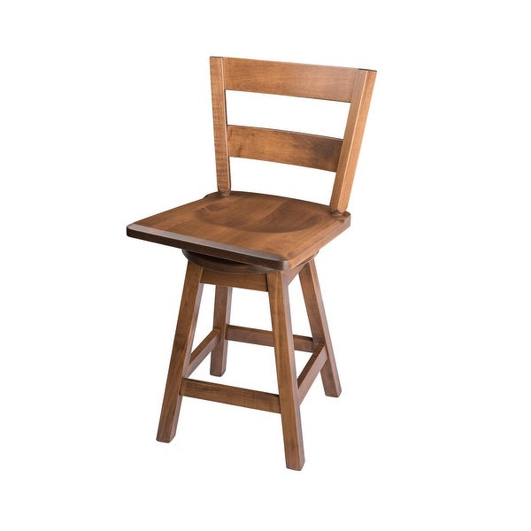 Swivel Urban Bar Stool with Straight Back