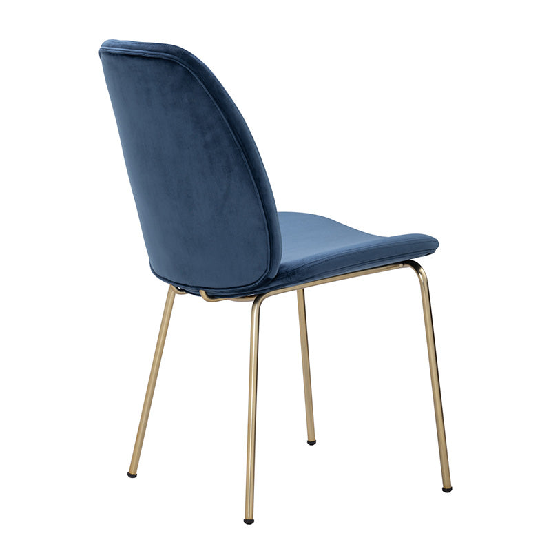 ADELIA Dining Chair - Blue Velvet