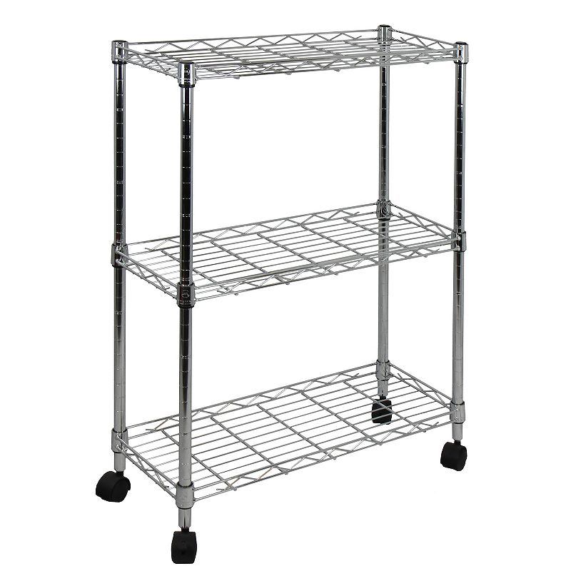 Oceanstar 3-Tier Shelving All-Purpose Utility Cart