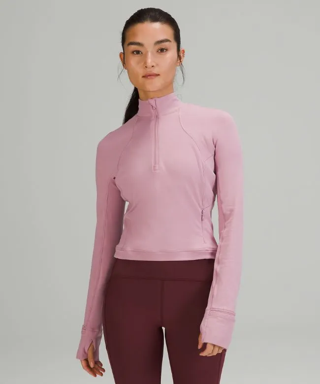 It's Rulu Run Cropped Half-Zip