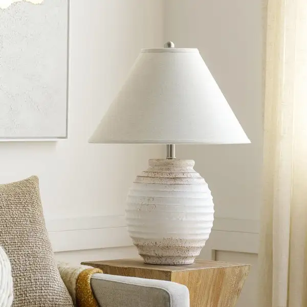 Javier Glazed Ceramic Table Lamp - 25