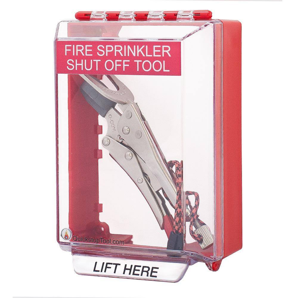 QUICKSTOP Fire Sprinkler Shut-Off Tool + Wall Mount Kit Q-TC