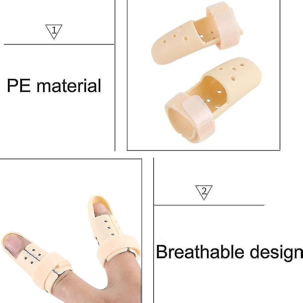 6pcs Adjustable Finger Splint， Finger Protection， Arthritis， Joint Injury， Pain Relief