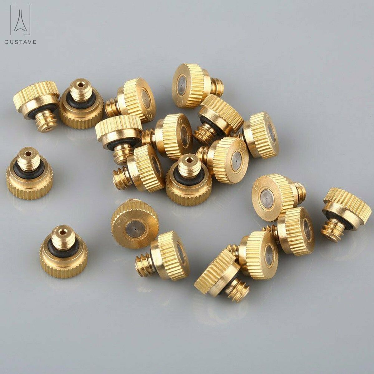 Gustavedesign 10/20/30Pcs Brass Misting Nozzles 0.012