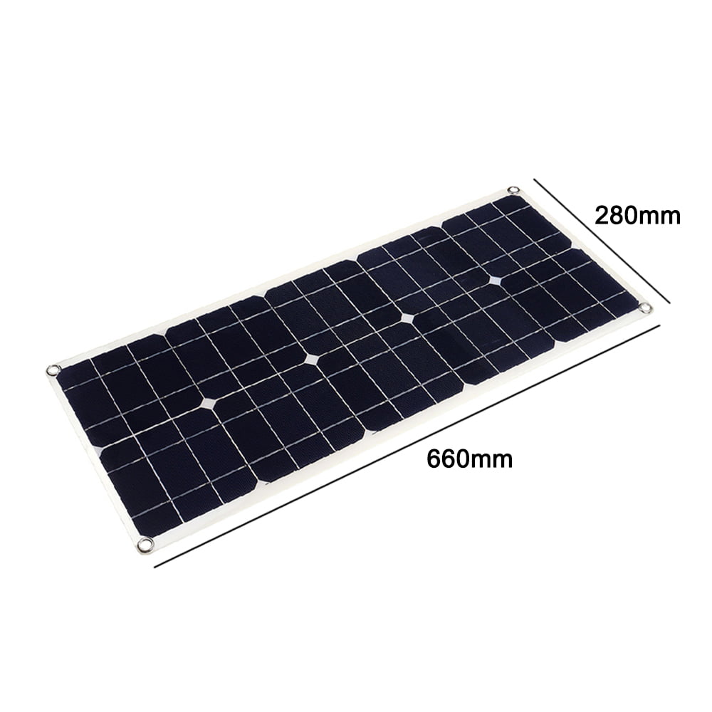 MIXFEER Portable Solar Panel 40W Monocrystalline Silicon Solar Charging Board Waterproof with DCUSB Output for Outdoor Camping Travel