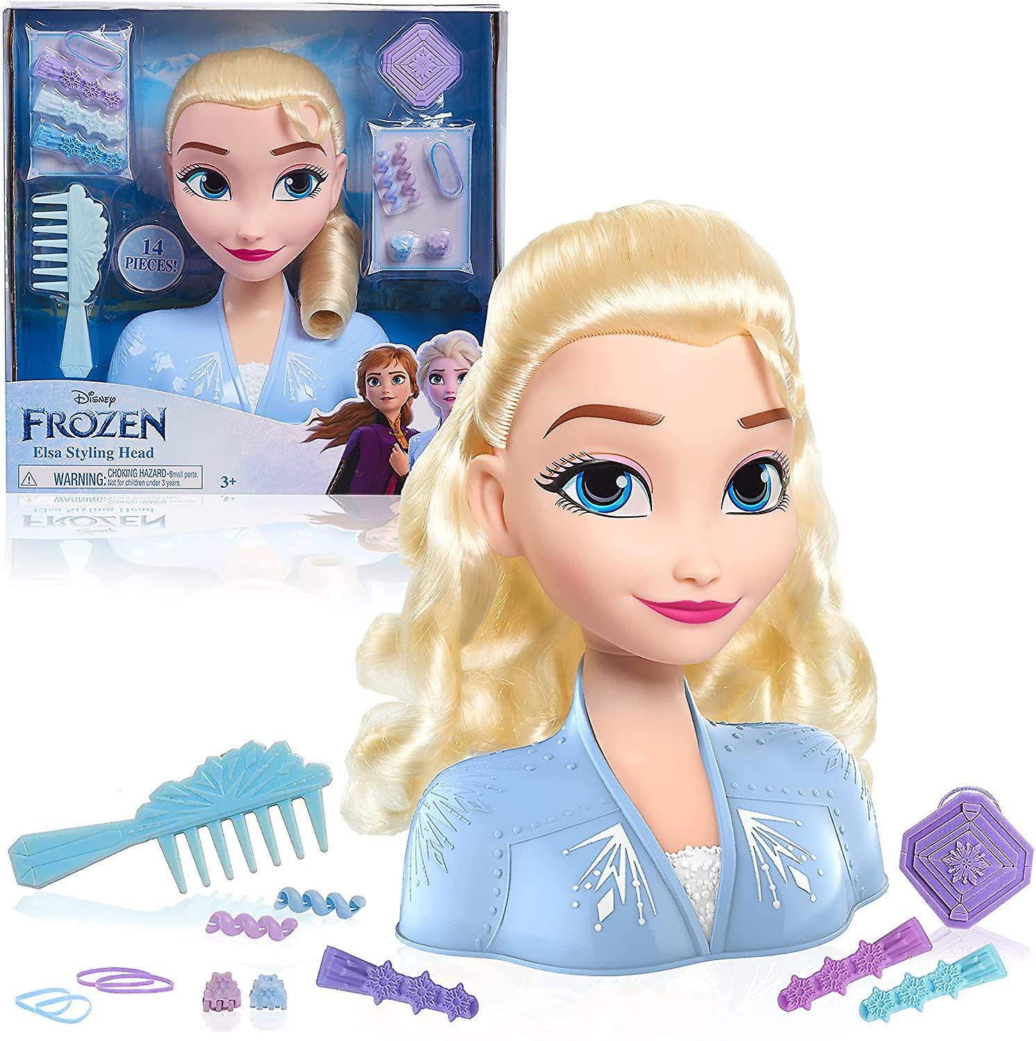 Disney Frozen Frost 2 Elsa Styling Head Doll Docka