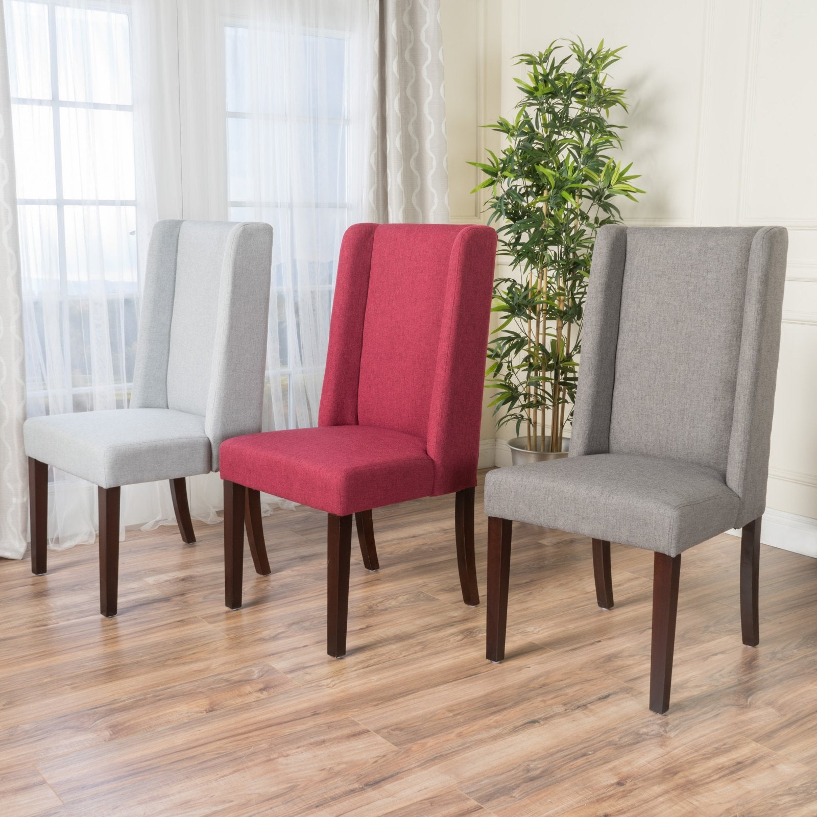 Rory Upholstered Wingback Dining Side Chair - Set of 2