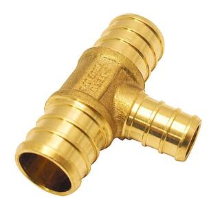 Apollo 34 in. x 34 in. x 12 in. Brass PEX-B Barb Reducing Tee APXT343412